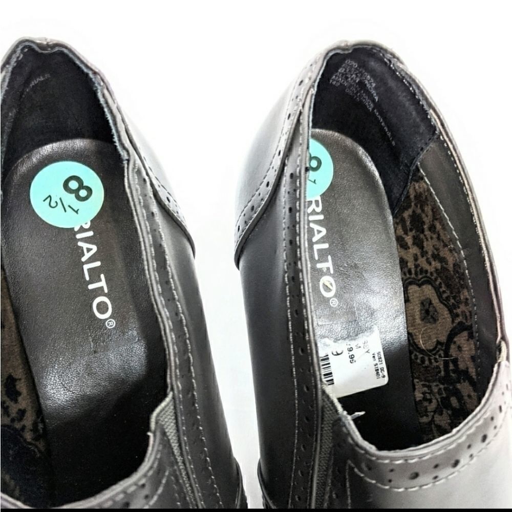 Rialto Nora Heeled Shoe Booties In Grey 8.5 - Picture 6 of 8